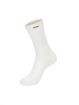 Mesh Stripe High Socks Off White
