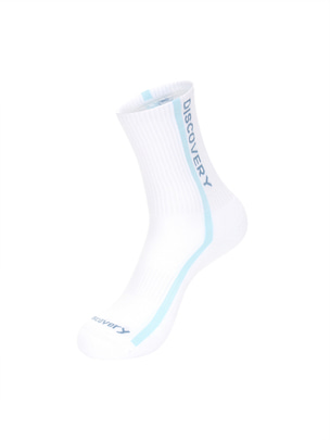 Line Point High Length Socks Off White
